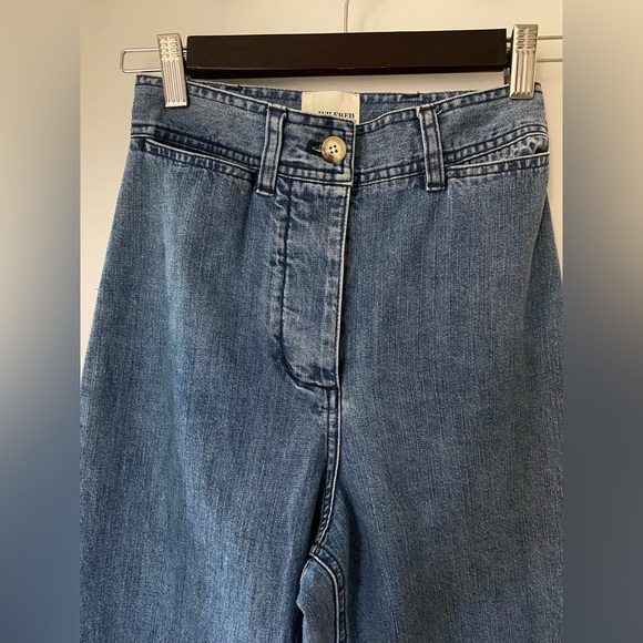 Aritzia Wilfred Free cotton pants, size 0, color blue jeans - Picture 4 of 9